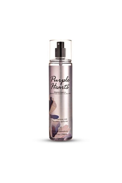 Caramel Caramel Bath & Body Works Purple Hearts 5 Piece Beauty Set Bergamot Jasmine Cashmere Guaiac Vanilla Blend