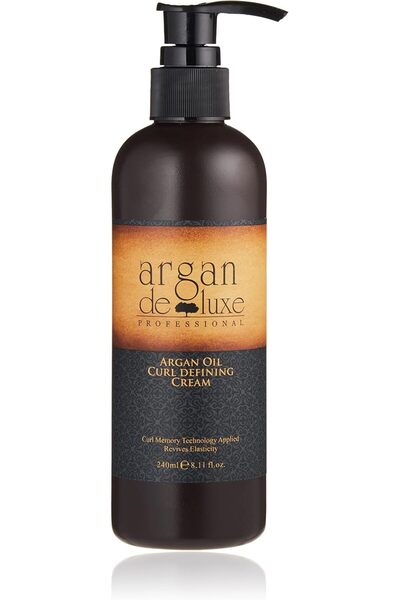 argan de luxe كريم تحديد وتثبيت تجعيدات الشعر بزيت الأرغان المغربي النقي 100%...