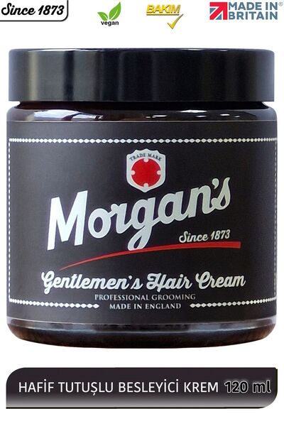 Morgan's Pomade Morgan's Gentelman's Hair Cream - Nemlendirici Doğal Tutuşlu ...