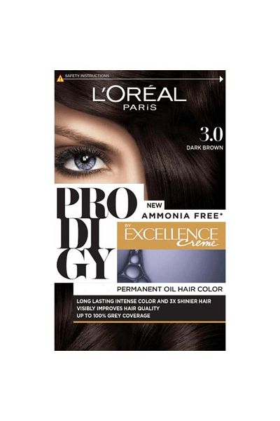 L'Oreal Paris صبغة شعر بروديجي من لوريال باريس، 3.0 بني غامق