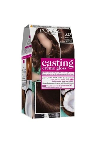 L'Oreal Paris صبغة شعر لوريال باريس كاستينج كريم جلوس خالية من الأمونيا، 323 ...