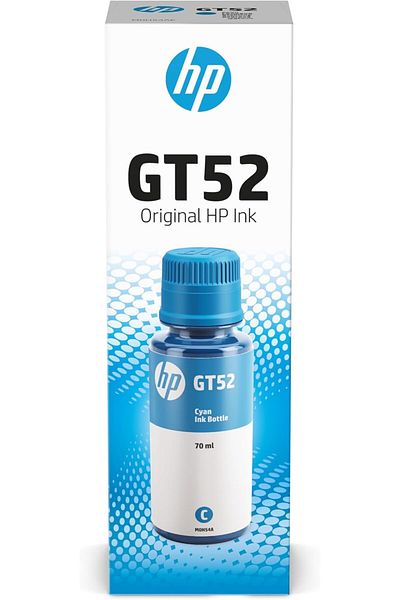 HP Original Cyan Ink Bottle HP GT52 - M0H54AE