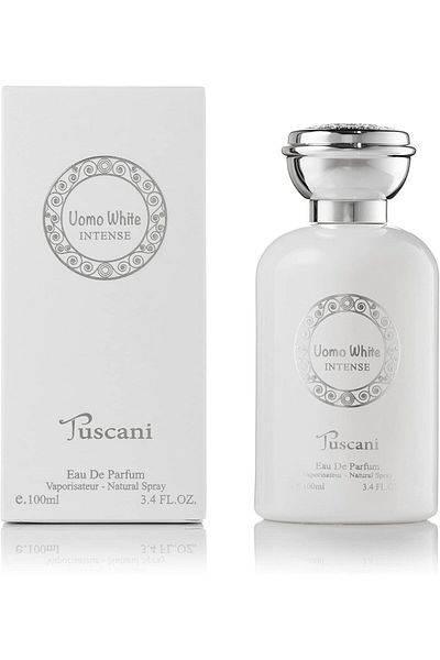 Tuscan White Intense Perfume for Men by Uomo, 100ml from Tuscan
