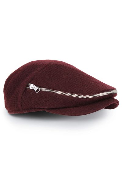 KARNAS ŞAPKA New Season Zipper Detailed Winter Hat – Modern and Stylish Design
