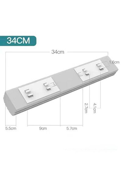 Choice 34cm grey 2pcs 28cm-34cm patch soft cotton head PVA rubber cotton folding mop sponge mop universal
