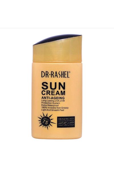 RASHEL Anti-aging sunscreen with gold and collagen