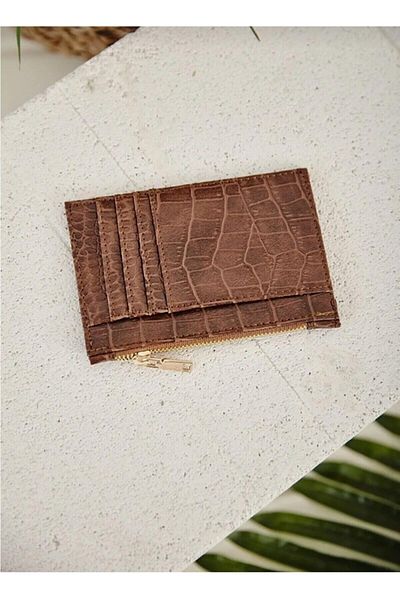 gullfoss Crocodile Card Holder Wallet