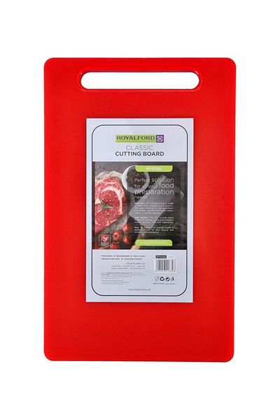 ROYALFORD Classic Cutting Board, Polyethylene, Rf10282 - Chopping Board - Non-absorbent, Odorless & Non-toxic