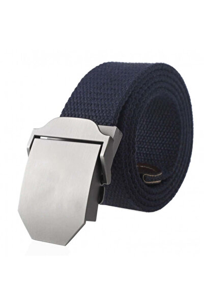 PUFO Елитен ежедневен колан за мъже 3.8 x 120 см, издръжлив, син