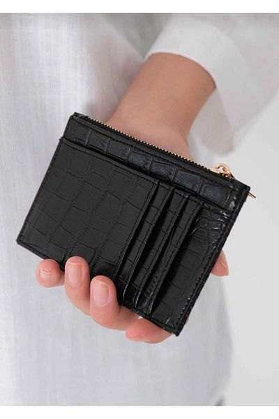 gullfoss Crocodile Card Holder Wallet