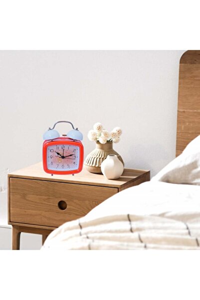 PUFO Joy children's alarm clock, with dial lighting button, 16 x 12 cm, Lovely Bear model