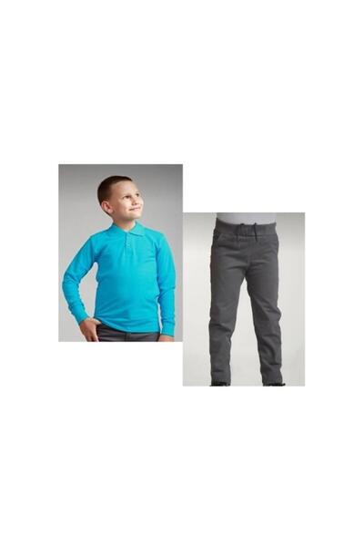 BAGİSTA BUTİK ΠΑΝΤΕΛΟΝΙ ΚΑΝΒΑΣ ΓΚΡΙ ΡΙΜΠΑΝΑ ΜΕ ΜΕΓΑΛΗ ΜΕΓΕΘΟΣ ΤΟΥΡΚΟΥΑΖ ΜΑΚΡΥ...