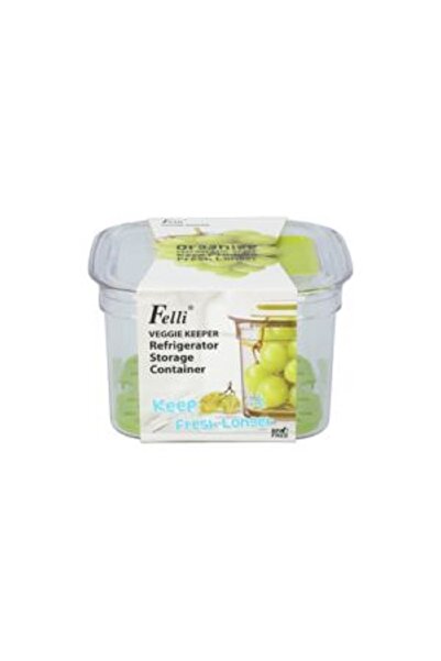 Felli Vegetable Storage Container Clear/green 17.5x16x10.5cm