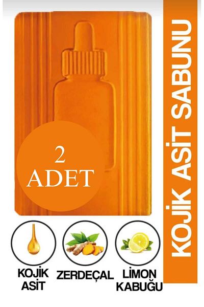 esfabey Kojic Acid Soap 2 Pcs Anti-Blemish Transparent Effect with Turmeric