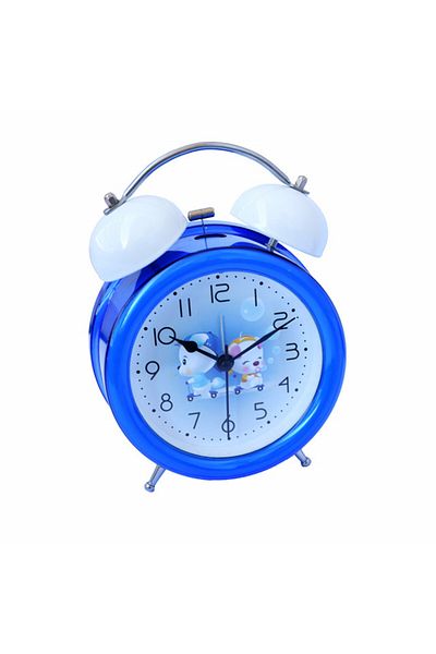 PUFO Ceas deșteptător pentru copii Joy, cu buton de iluminare a cadranului, 16 cm, model You&Me