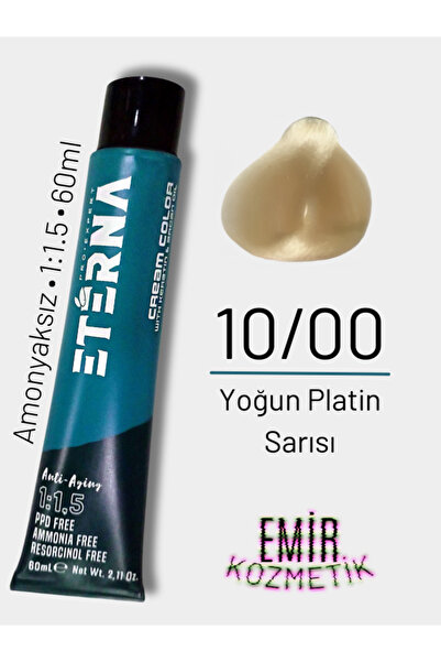 ETERNA Amonyaksız Doğal Saç Boyası - 10/00 Yoğun Platin Sarısı
