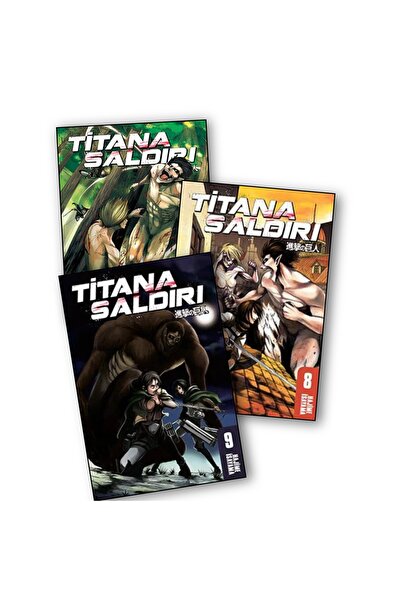 Gerekli Şeyler Yayıncılık Titana Saldırı 7-8-9. Ciltler 3 lü Manga Seti