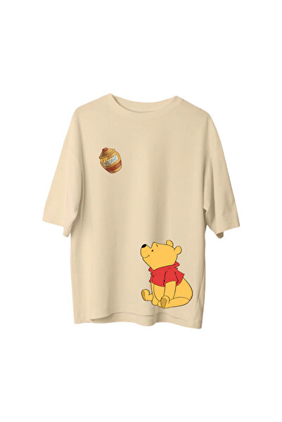 SVART WEAR Μπλουζάκι Pooh & Honey με τύπωμα oversized Unisex T-shirt