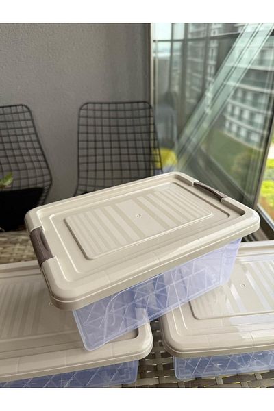 Tercih Home Set of 3 Storage Containers 3 Liters High Quality
