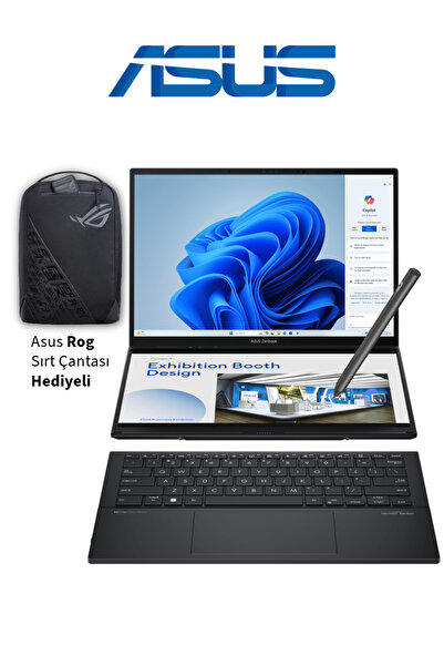 ASUS Zenbook Duo Oled Evo Ux8406 Intel Core Ultra İ7 255H İşlemci 32Gb Ram 1Tb M2 Ssd + Asus Pen 2.0