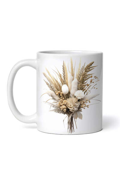 OEM Cană albă personalizată, Freya Bouquet, INOVATIX®. 330ml