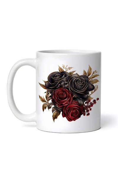 OEM Cană albă personalizată, Talia Bouquet, INOVATIX®. 330ml