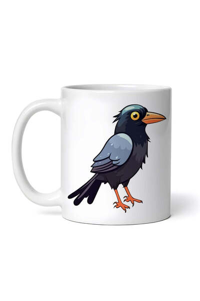 OEM Εξατομικευμένη Λευκή Κούπα, Ted The Raven, Inovatix®. 330ml