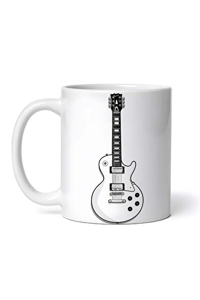 OEM Cană albă personalizată, chitară standard, Inovatix®. 330 ml