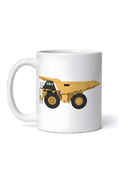 OEM Εξατομικευμένη λευκή κούπα, Φορτηγό, INOVATIX®. 330ml