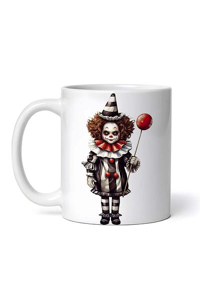 OEM Personalized White Mug, Clown Joseph, Inovatix®. 330 ml