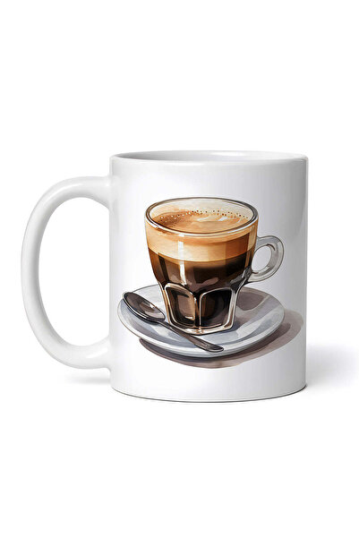 OEM Εξατομικευμένη Λευκή Κούπα, Μαύρο Κύπελλο Καφέ, Inovatix®. 330ml