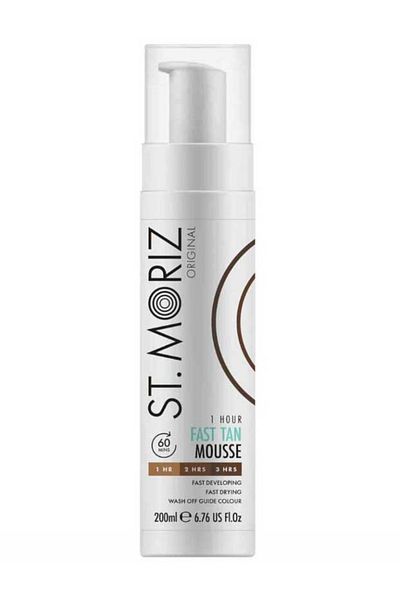 ST. MORIZ ST MORIZ Spumă profesională pentru bronzare rapidă 1 oră | 2 ore 3 ore, 200 ml