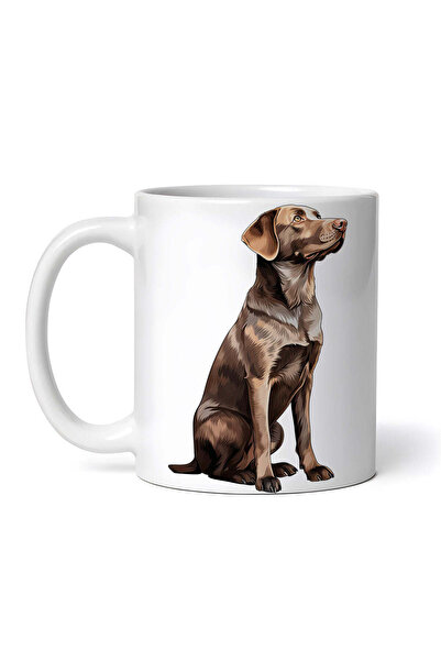 OEM Cană albă personalizată, câine Labrador Retriever, INOVATIX®. 330 ml