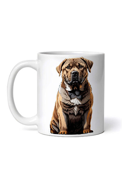 OEM Cană albă personalizată, Cane Corso, INOVATIX®. 330 ml