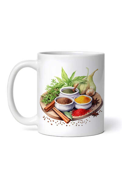 OEM Cană albă personalizată, Milo Spices, Inovatix®. 330 ml