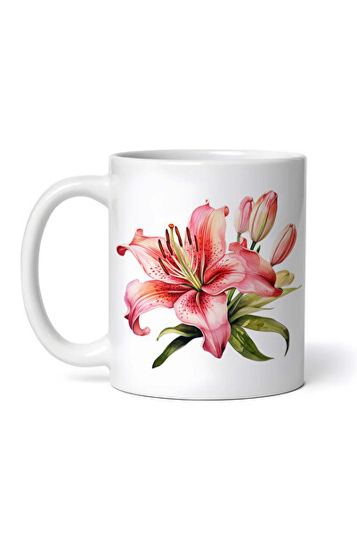 OEM Cană albă personalizată, Royal Lily, INOVATIX®. 330ml