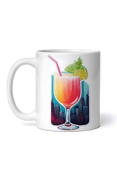 OEM Cană albă personalizată, Cocktail Daiquiri, INOVATIX®. 330 ml