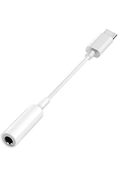 Generic Adapter Cable Usb-c Male To 3.5mm Female Aux Jack For Earphones (WHITE)