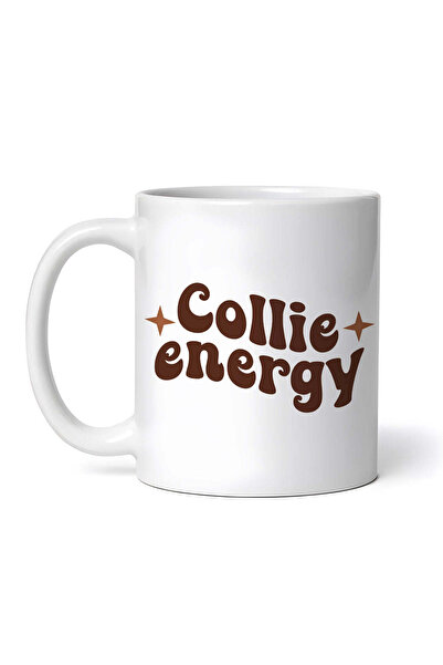 OEM Cană albă personalizată, Collie Energy, Inovatix®. 330 ml