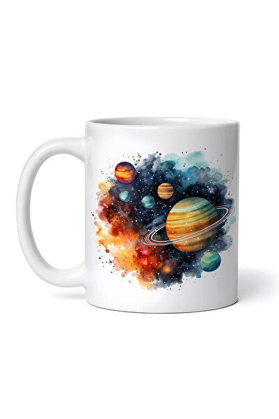 OEM Cană albă personalizată, Cosmos In Colors, Inovatix®. 330 ml
