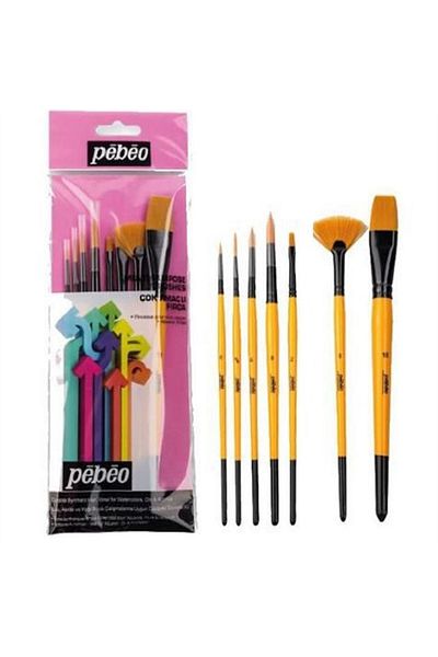 Pebeo Brush Set Set of 8 4