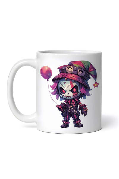 OEM Εξατομικευμένη Λευκή Κούπα, Chibi Halloween Monster, Inovatix®. 330ml