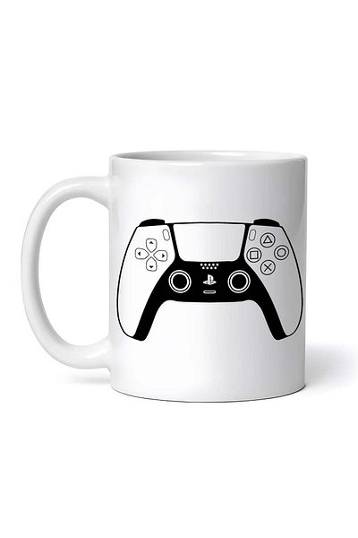 OEM Cană albă personalizată, Controller 1, INOVATIX®. 330ml