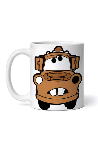 OEM Cană albă personalizată, Dizzy Truck Mater, Inovatix®. 330 ml