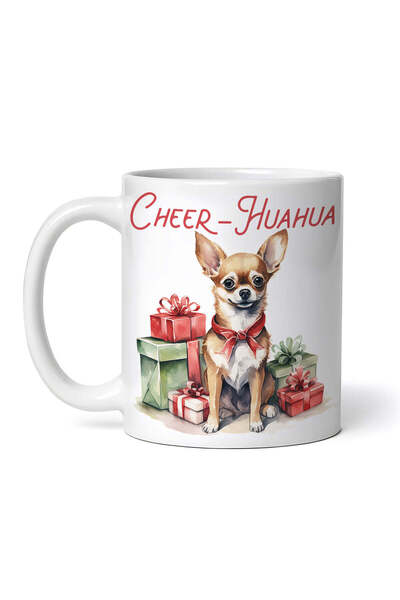 OEM Εξατομικευμένη Λευκή Κούπα, Cheer Huahua, Inovatix®. 330ml