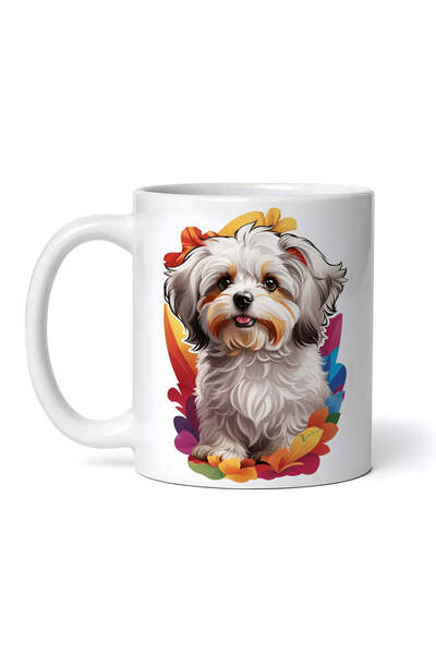 OEM Cană albă personalizată, câine havanez, Inovatix®. 330 ml