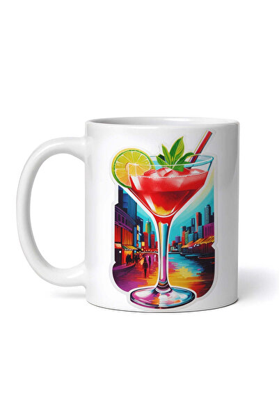 OEM Εξατομικευμένη Λευκή Κούπα, Κοκτέιλ Daiquir με Μέντα, Inovatix®. 330ml