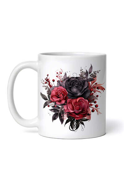 OEM Cană albă personalizată, Naide Bouquet, INOVATIX®. 330ml