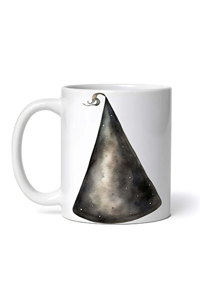 OEM Cană albă personalizată, Cască neagră festivă, Inovatix®. 330 ml