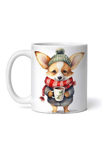 OEM Εξατομικευμένη Λευκή Κούπα, Κόργκι για Πόσιμο Καφές, Inovatix®. 330ml